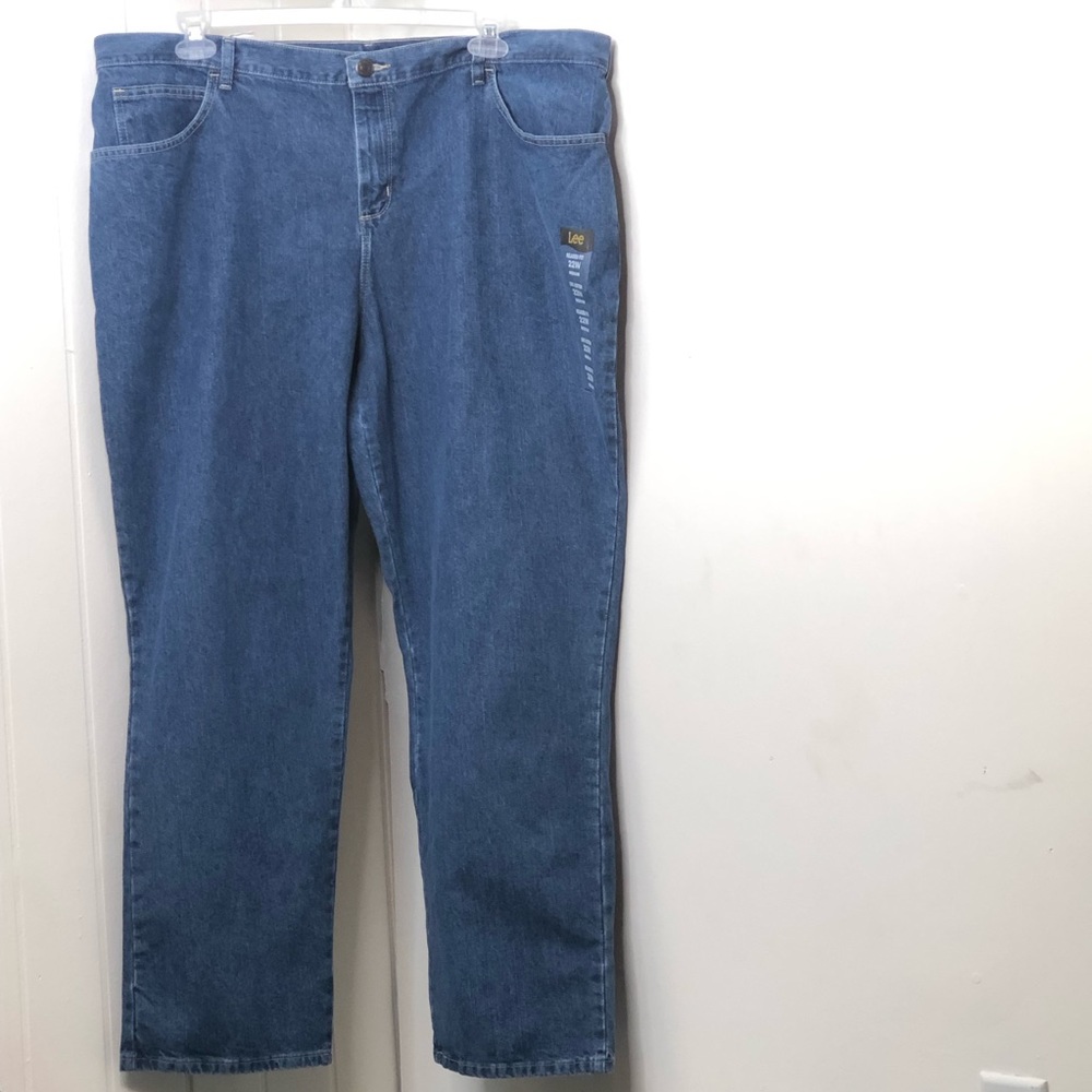 Lee Relaxed Fit Straight Leg Jeans Size 22W